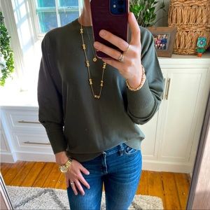 Loft poncho sweater.